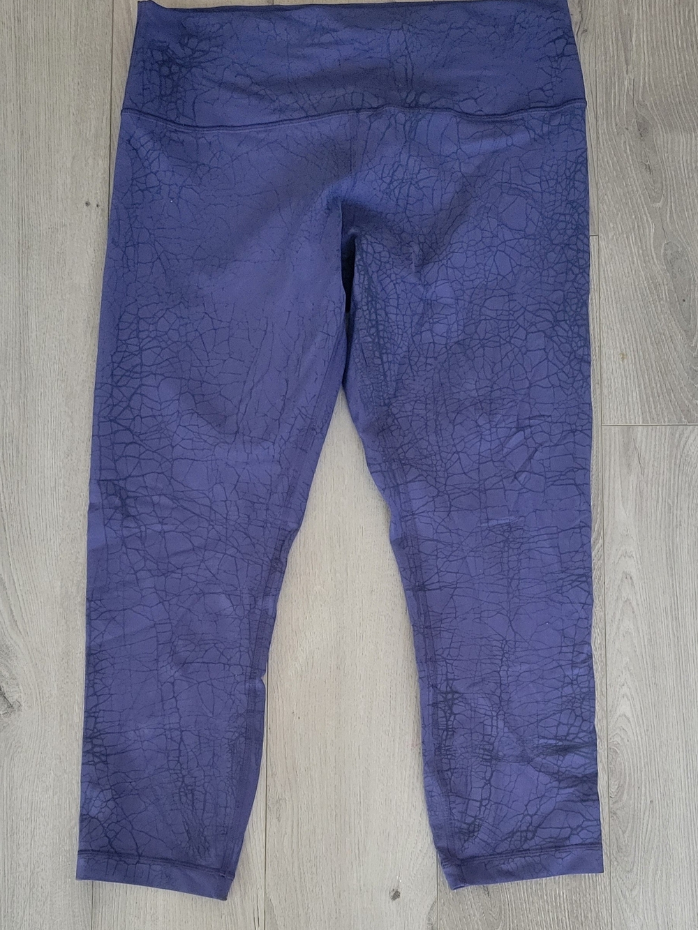 lululemon athletica Women's Deep Purple Textured Crop Leggings